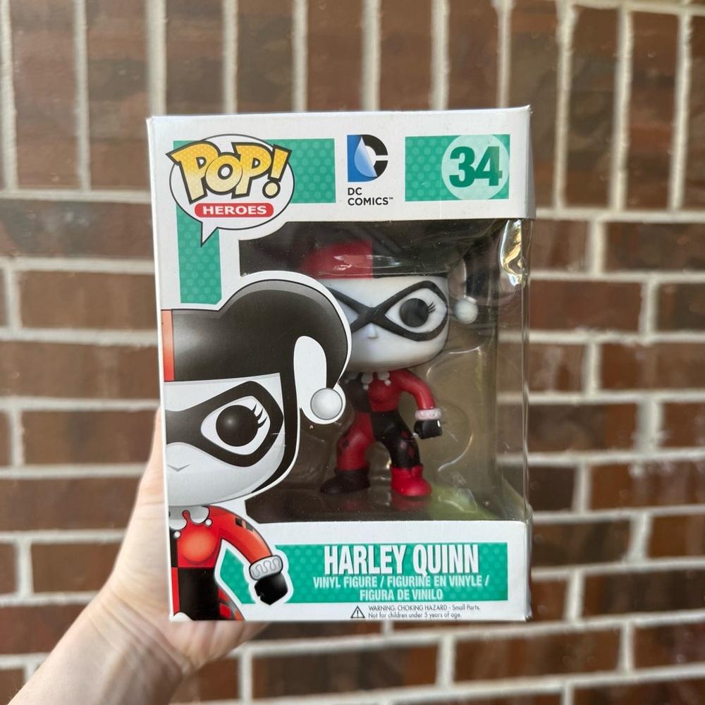 Funko Pop Heroes Vinyl Figure Harley Quinn DC Comics NWT